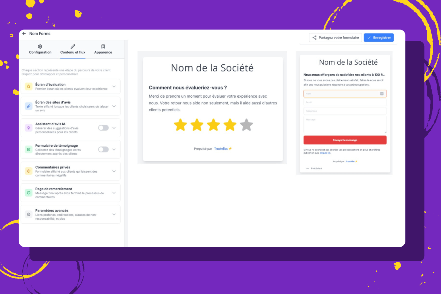 Formulaire Intelligent Trustellas